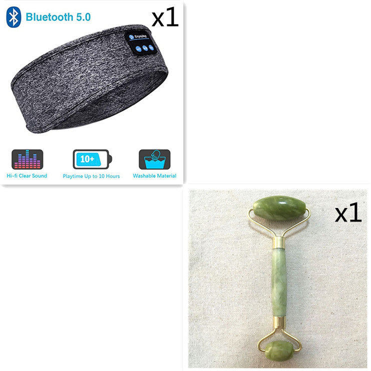 Wireless Sleep Headband Headphones – Soft Bluetooth Eye Mask