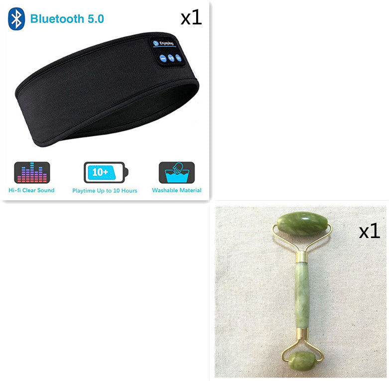 Wireless Sleep Headband Headphones – Soft Bluetooth Eye Mask