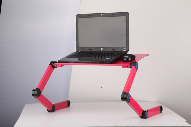 Adjustable Laptop Stand – Folding Ergonomic Desk with Mouse Pad