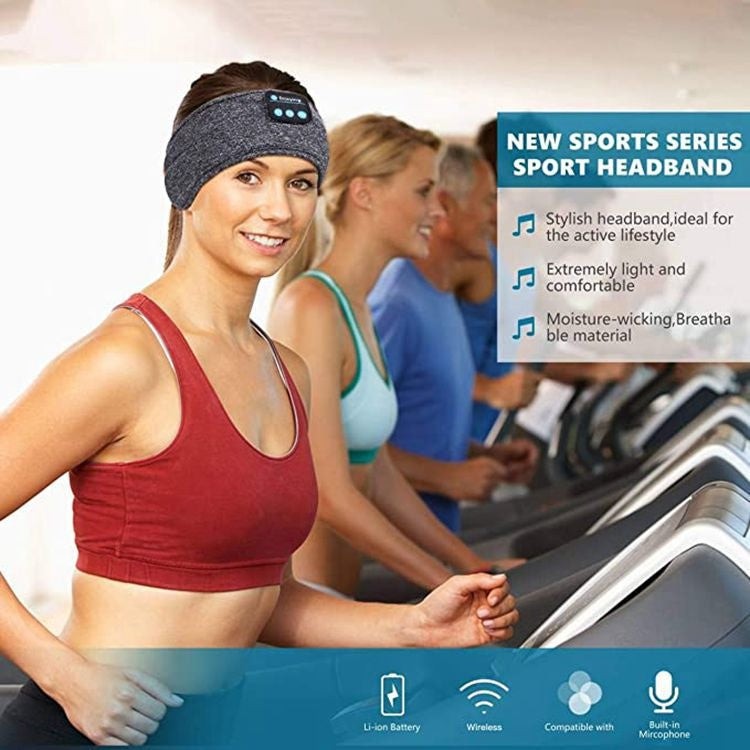Wireless Sleep Headband Headphones – Soft Bluetooth Eye Mask